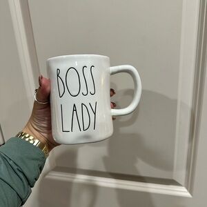 Rae Dunn Boss Lady coffee mug. Perfect for tea or coffee.